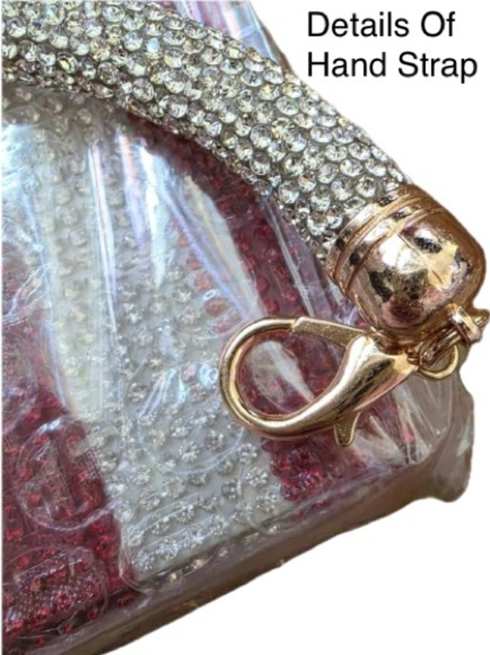 NWT Beautiful Sparkling Bling Swarovski Crystal American Flag Clutch Pur… - Picture 16 of 16